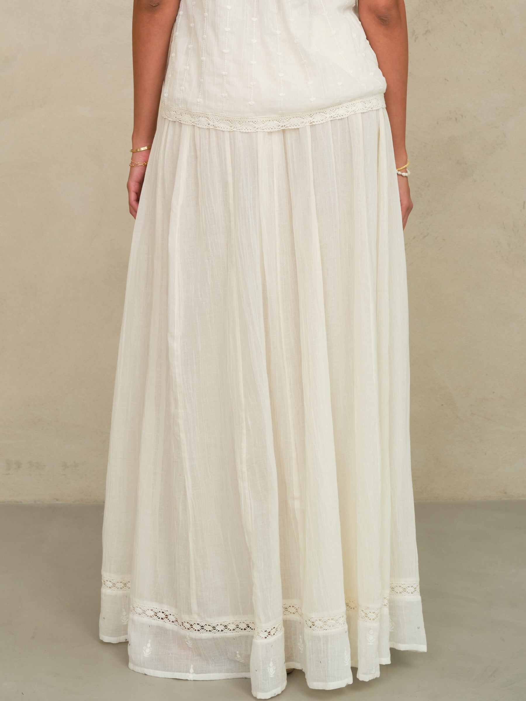 SERI EMB MAXI SKIRT