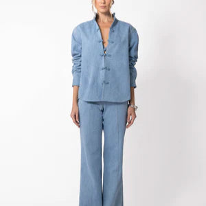 Sau Lee Bobbi Denim Shirt