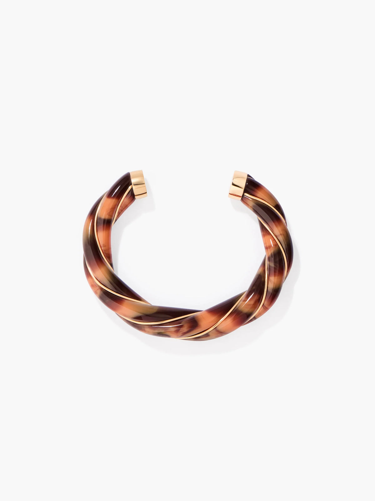 Aurelie Bidermann Diana Tie & Dye Tiger Eye Bangle