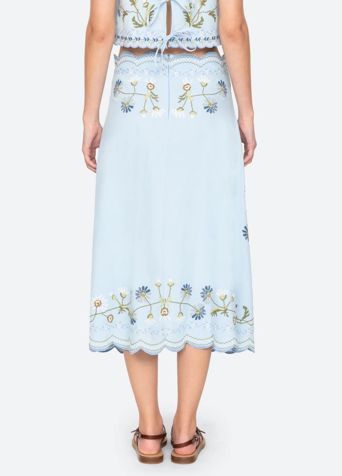 SEA New York Audra Embroidery Skirt