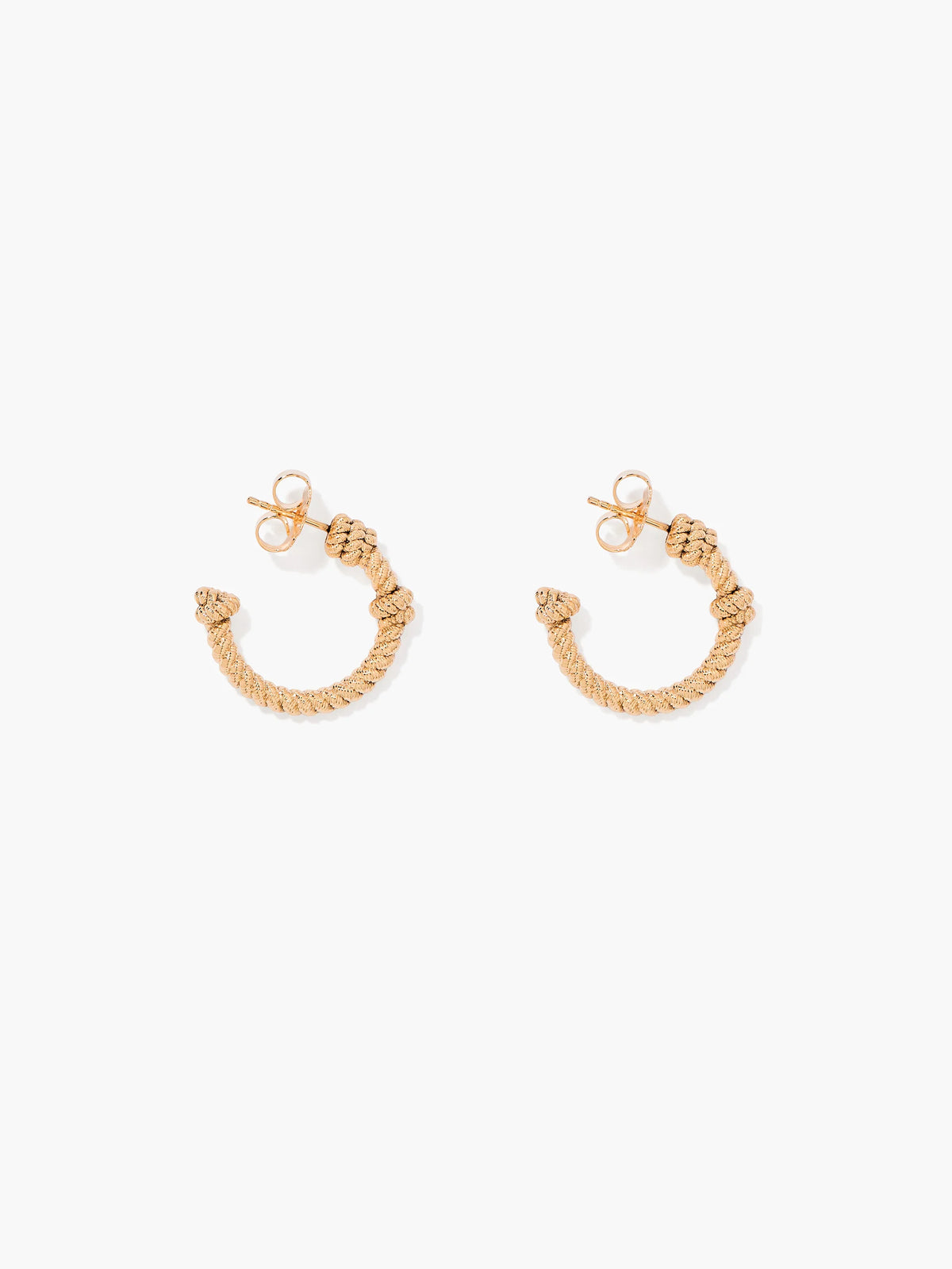 Aurelie Bidermann Mini Palazzo Hoop Earrings