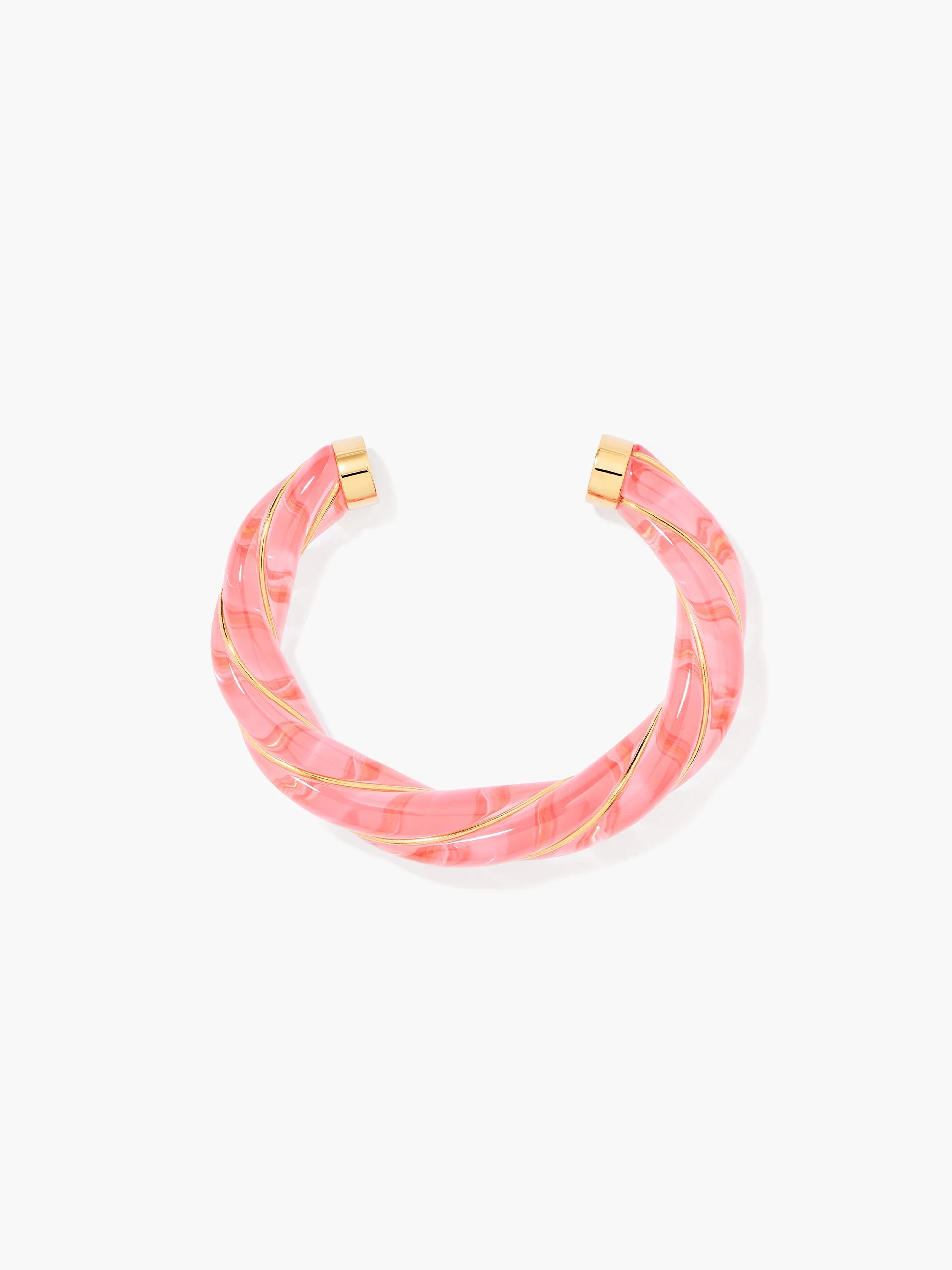 Aurelie Bidermann Diana Translucent Pink Bangle