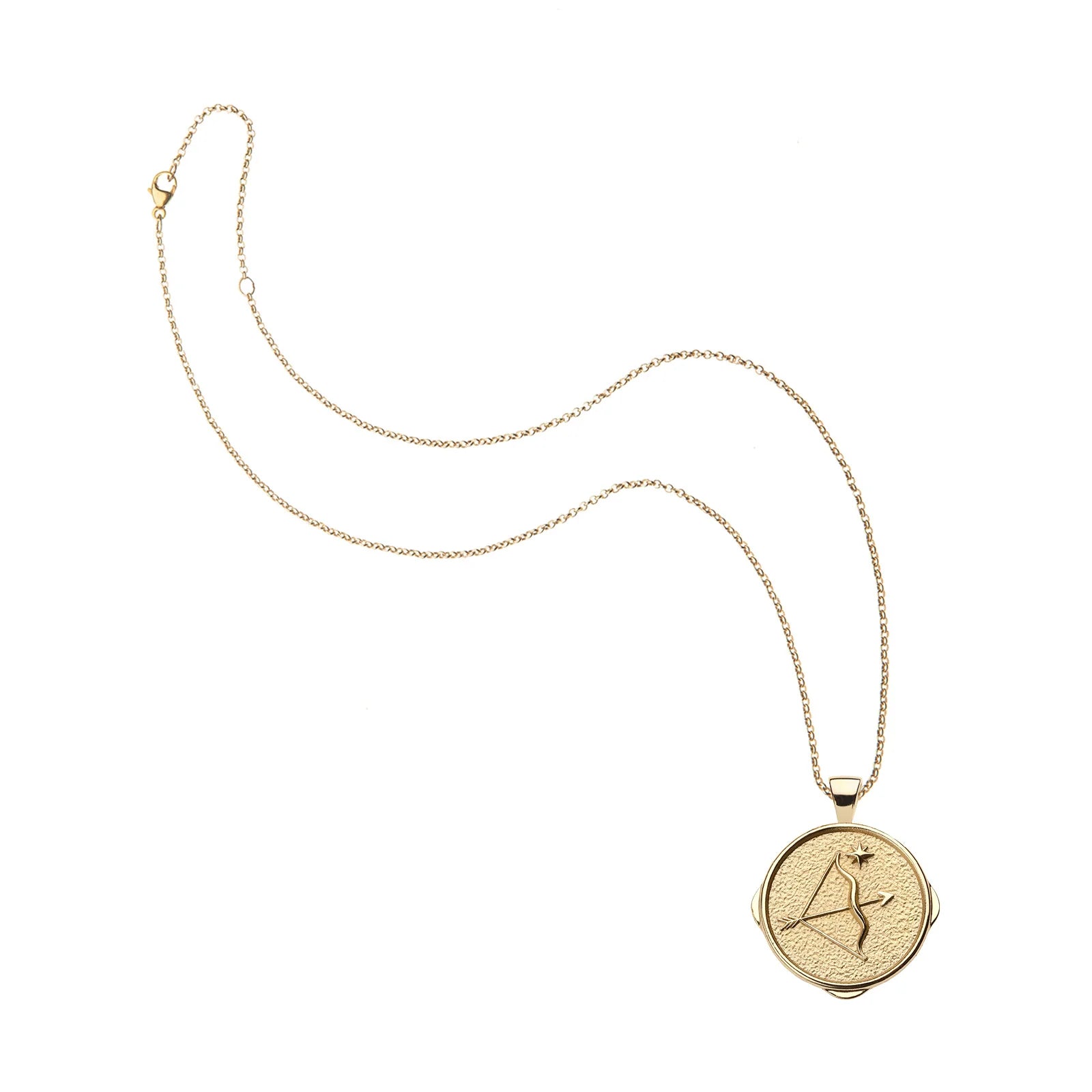 Jane Win SAGITTARIUS JW Small Zodiac Pendant Coin