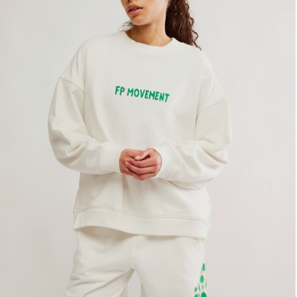Free People All Star Embroidered Pullover
