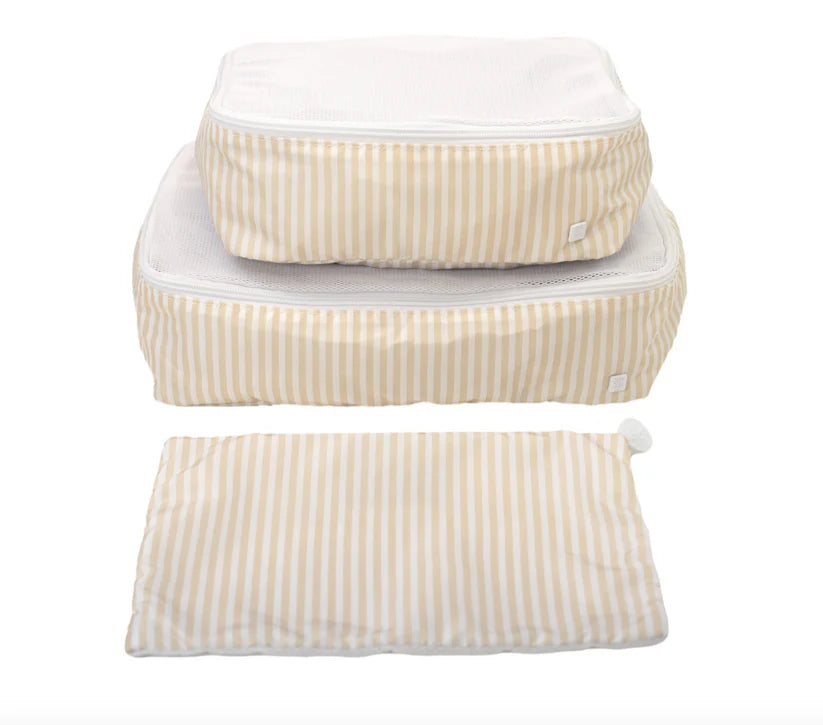 TRVL Designs Luxe Packing Mini Squad - Pimlico Stripe Sand