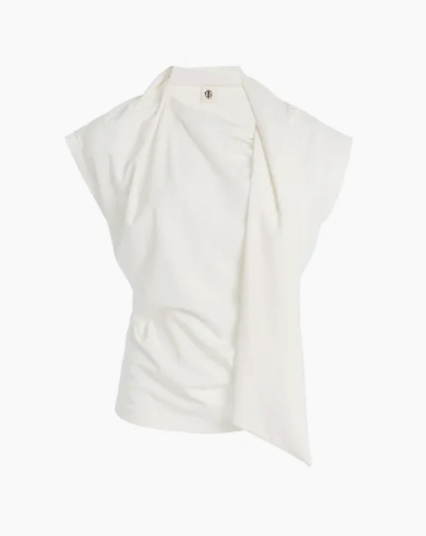 The Garment Scarf Tee - White