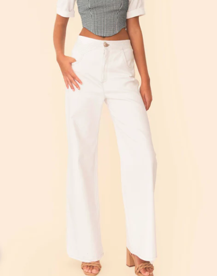 Azulu Mason Jean - Ivory