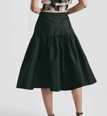 byTiMo Taffeta Midi Skirt