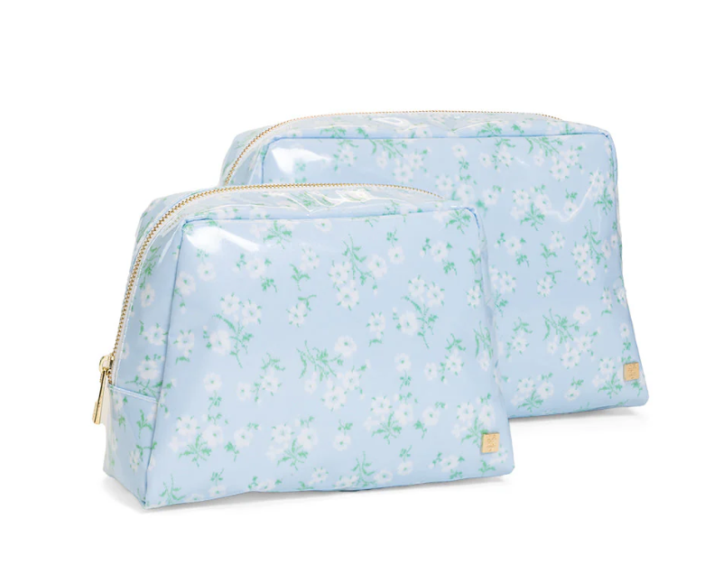 TRVL Designs Luxe Gloss Wash Bag Set - Kiki Floral