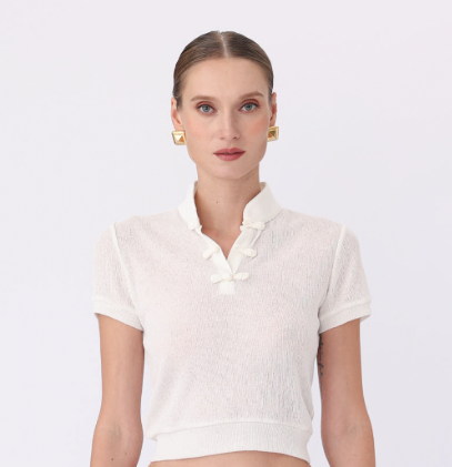 Sau Lee Enid Knit Polo