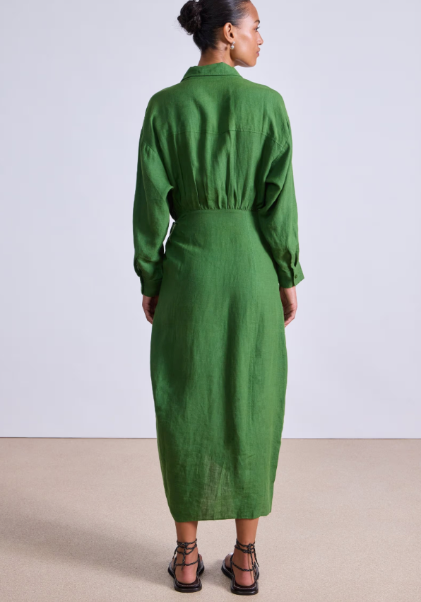 Apiece Apart Alessandra Sarong Shirt Dress