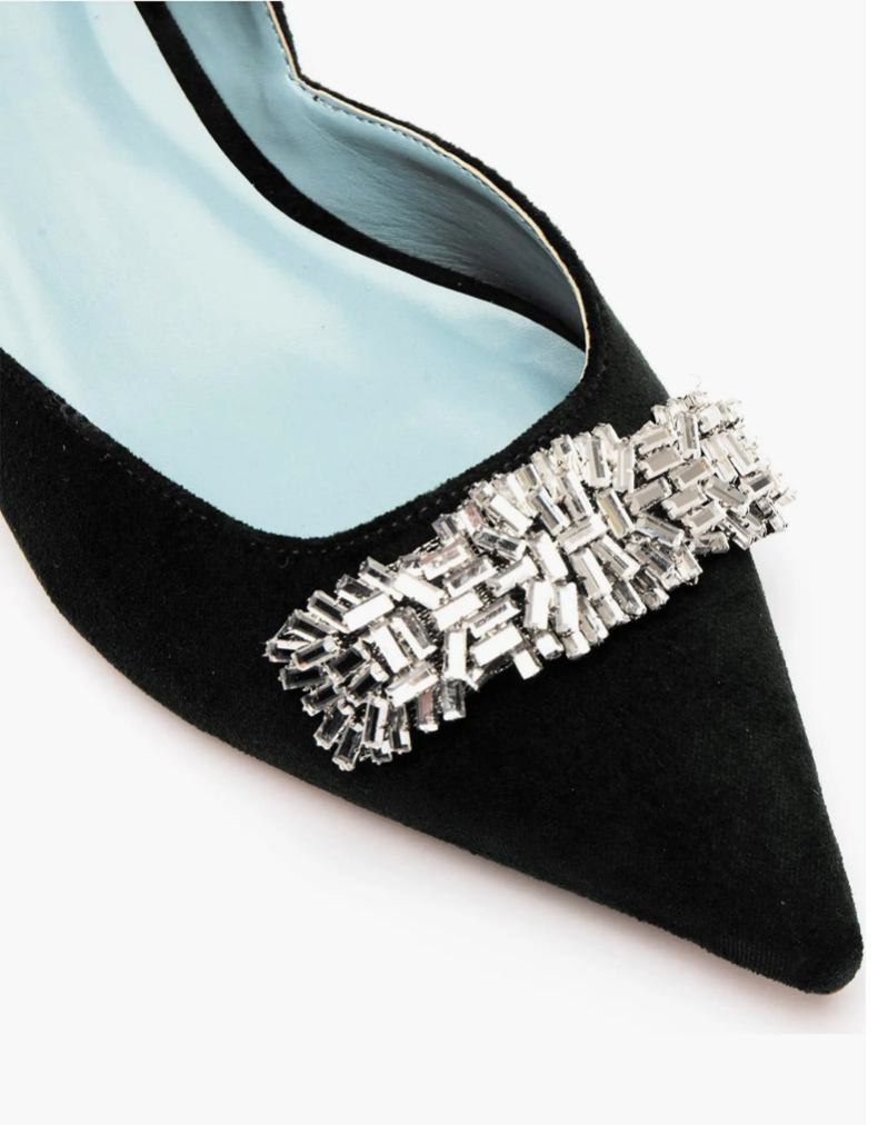 Frances Valentine Paula Velvet Shoe