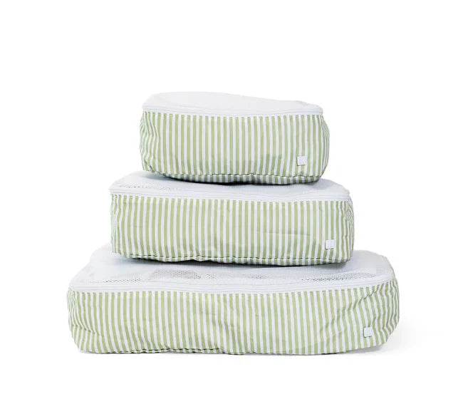 TRVL Designs Luxe Packing Squad - Pimlico Stripe Sage