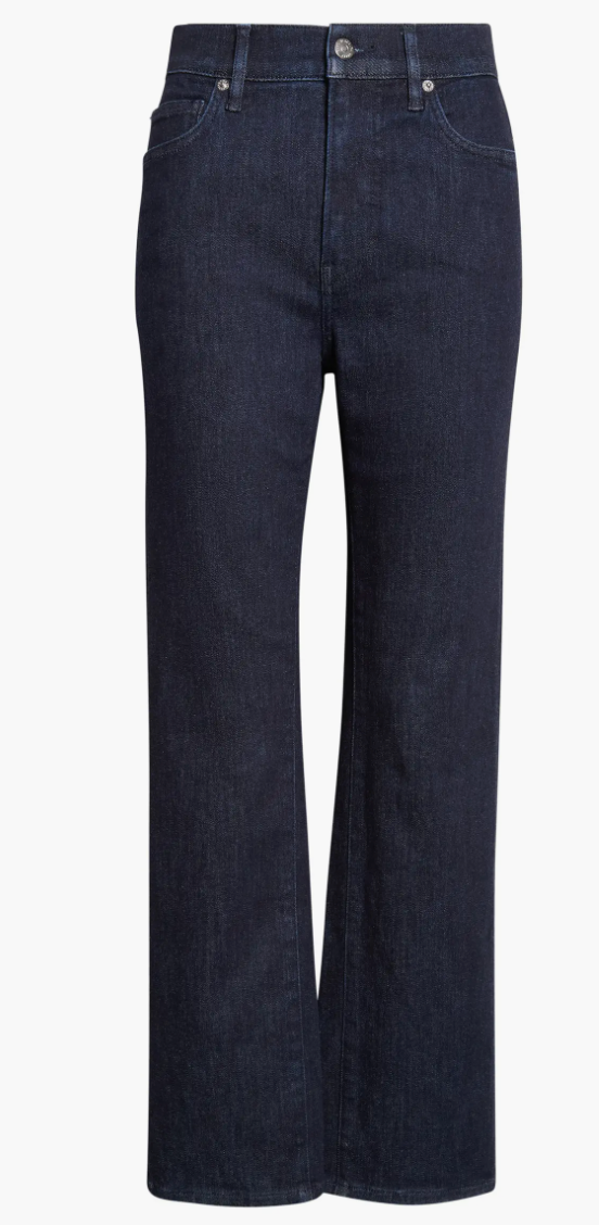 Veronica Beard Milla Slim Straight-Leg Jean - Indigo Rinse