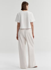 A.L.C. Kali Relaxed Crop Tee - White