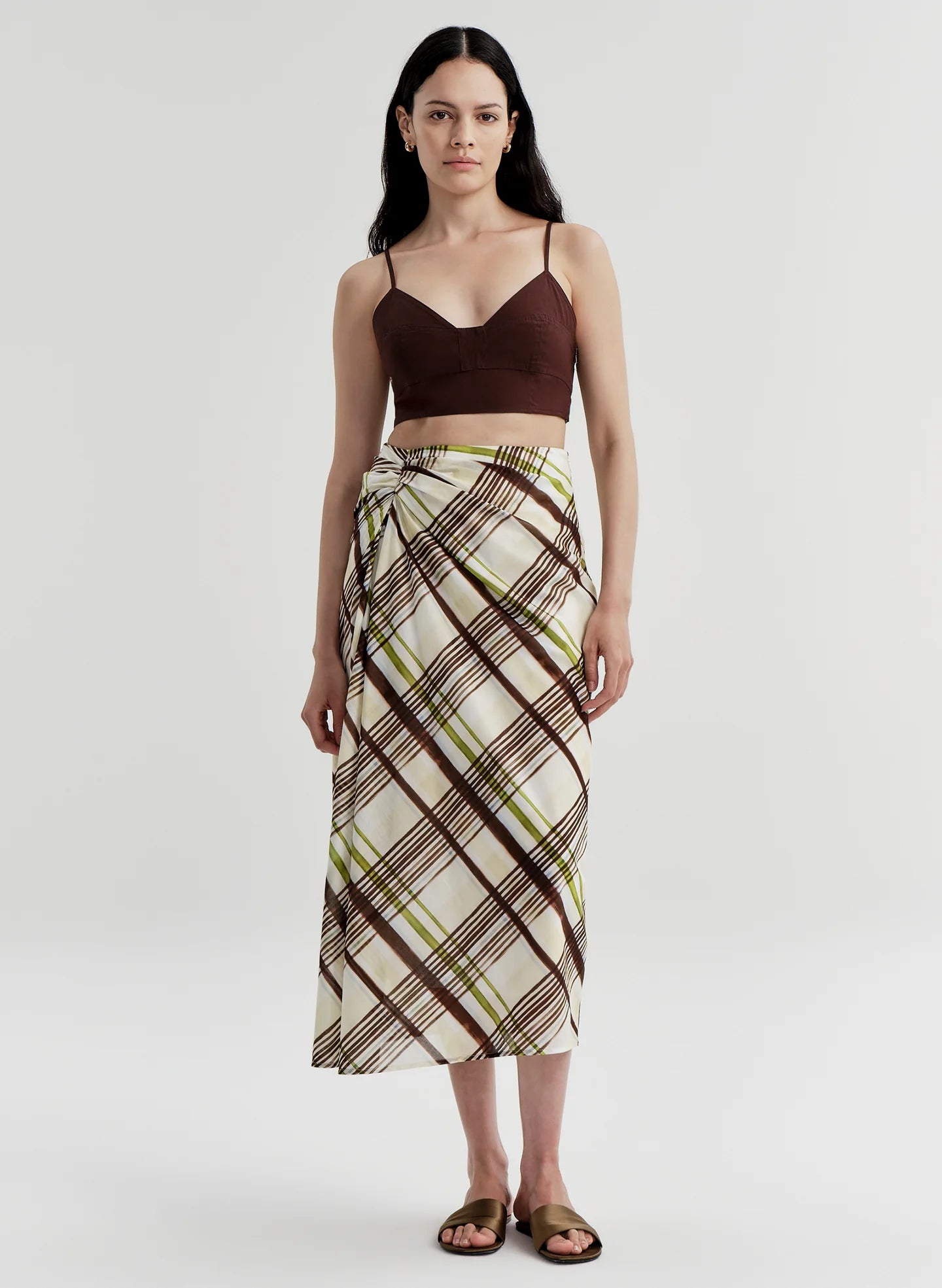 A.L.C. Jean Skirt - Butter/Ganache