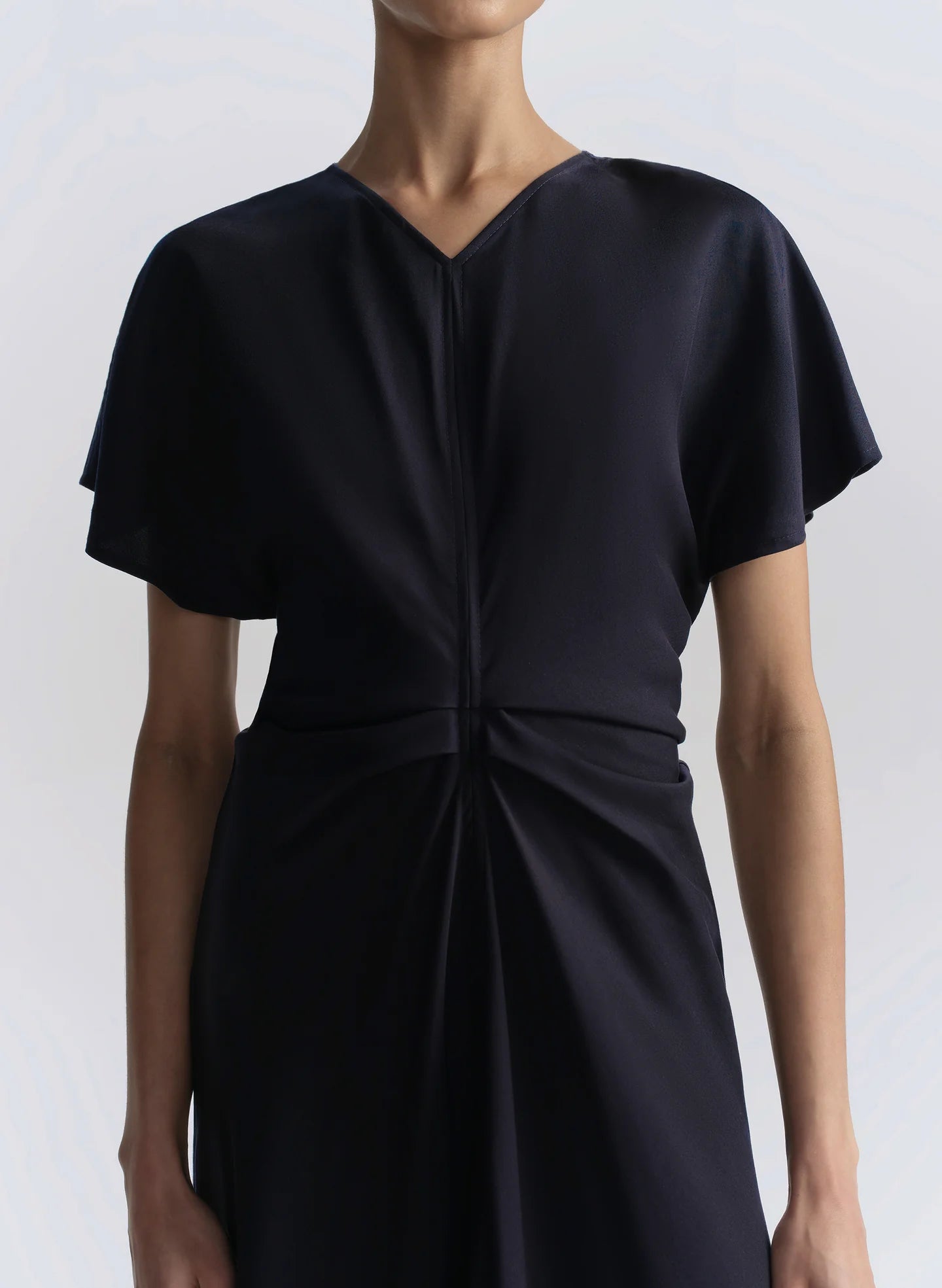 A.L.C. Rem Ruched Midi Dress