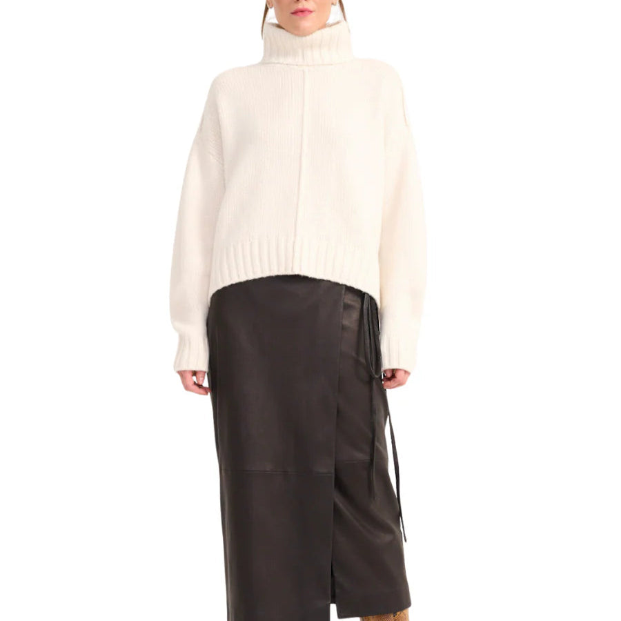 Staud Betsy Cashmere Sweater - Ivory