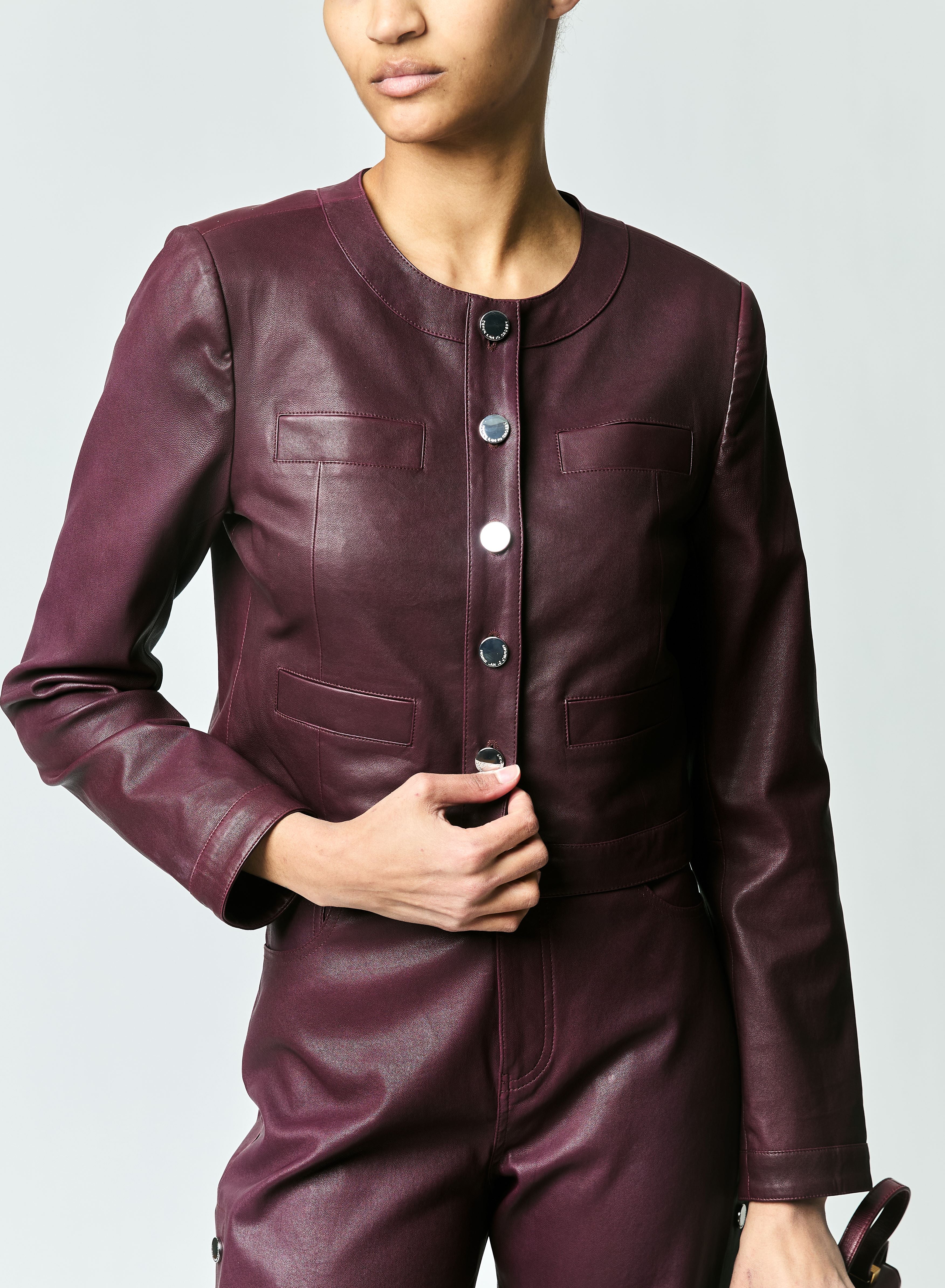 PENNY STRETCH LEATHER JACKET
