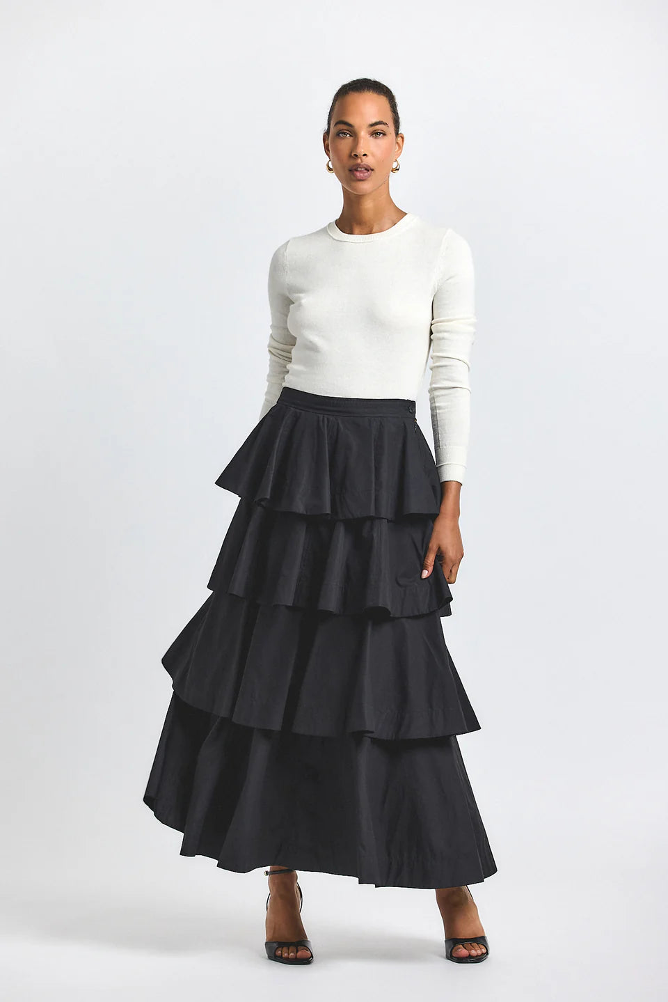 Derek Lam Perla Tiered Ruffle Skirt