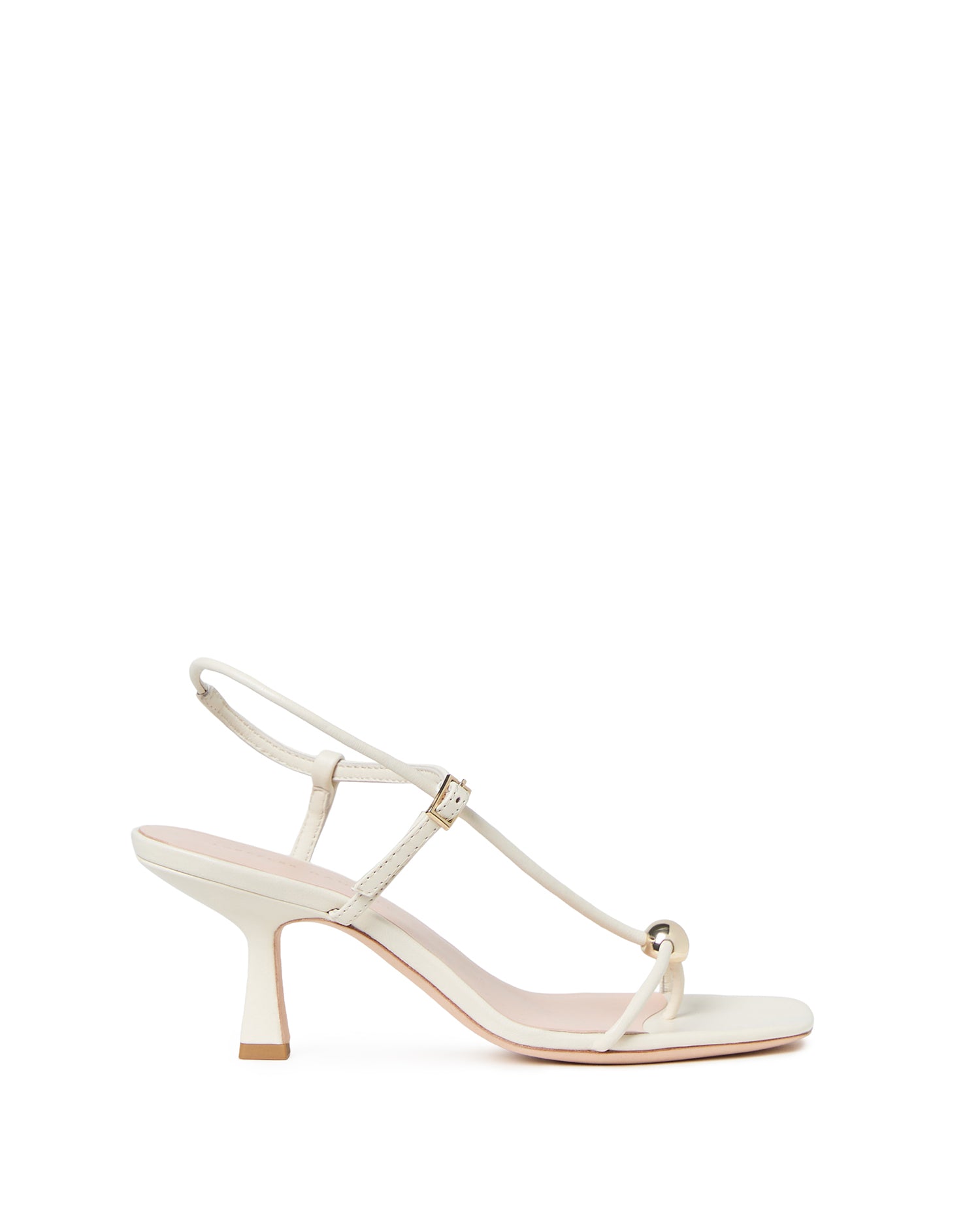TRIANA STRAPPY MID-HEEL SANDAL WITH BALL