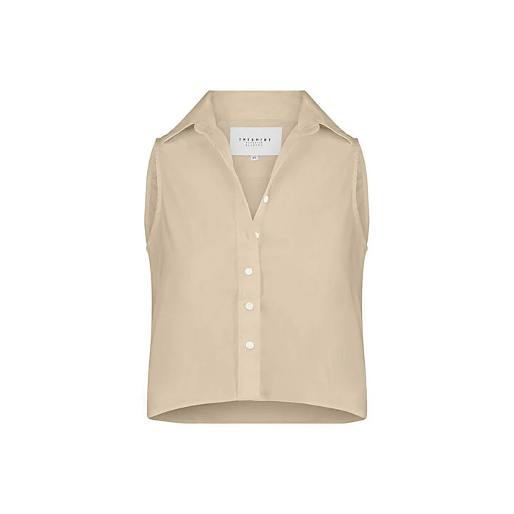 The Shirt Boxy Cropped Sleeveless