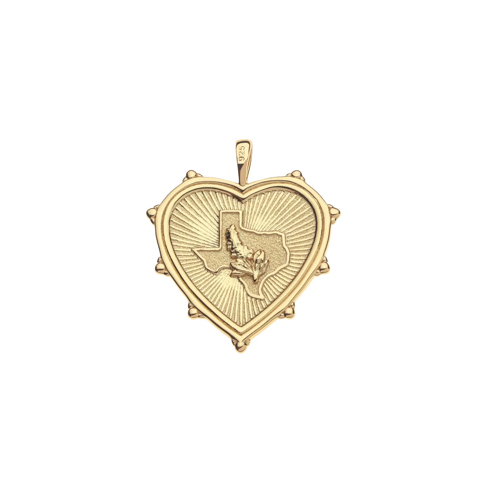Jane Win TEXAS JW Heart Pendant