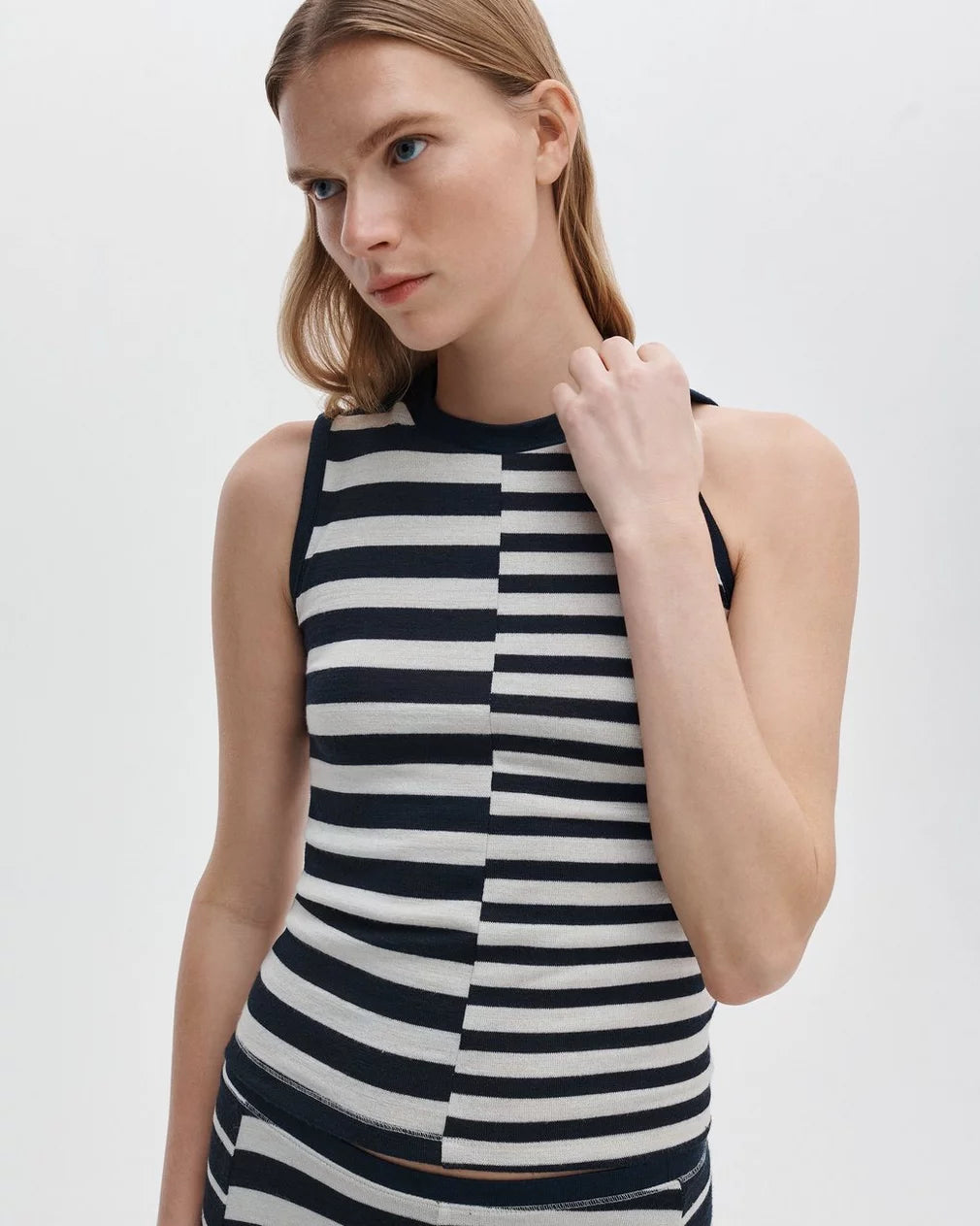 Rag & Bone The Knit Mix Stripe Tank