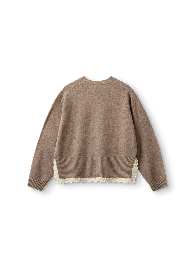Como Crochet V-Neck