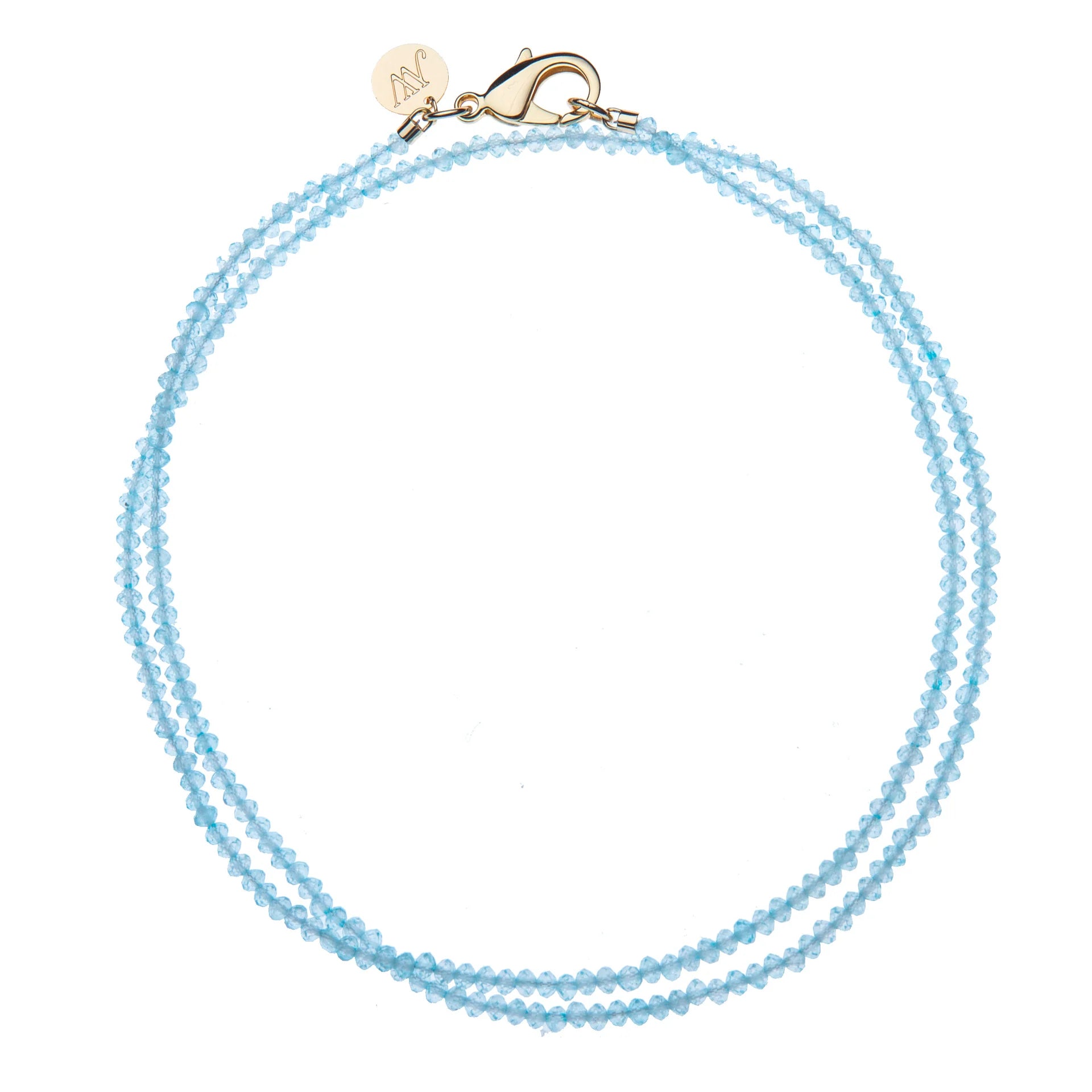 Jane Win Double Wrap Diamond Cut Necklace