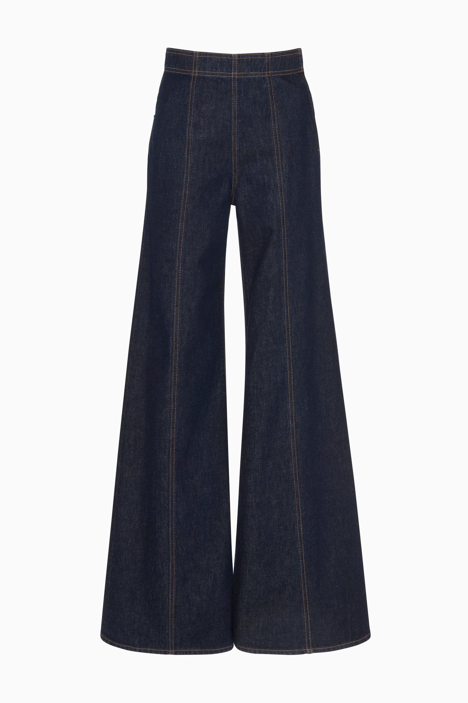 Ulla Johnson The Bianca Wide Leg Seamed Jean