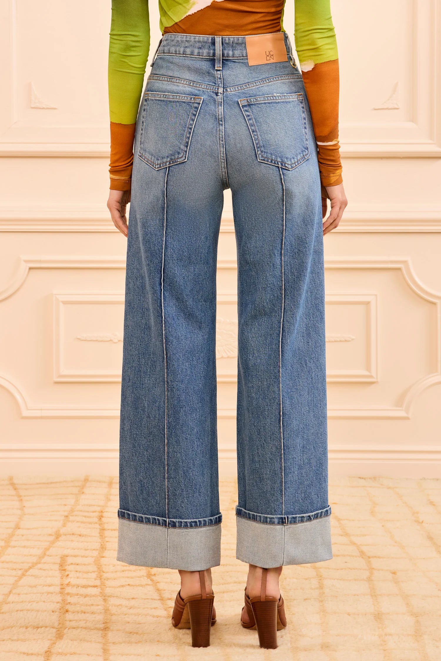 Ulla Johnson Genevieve Stretch Pintuck Jean