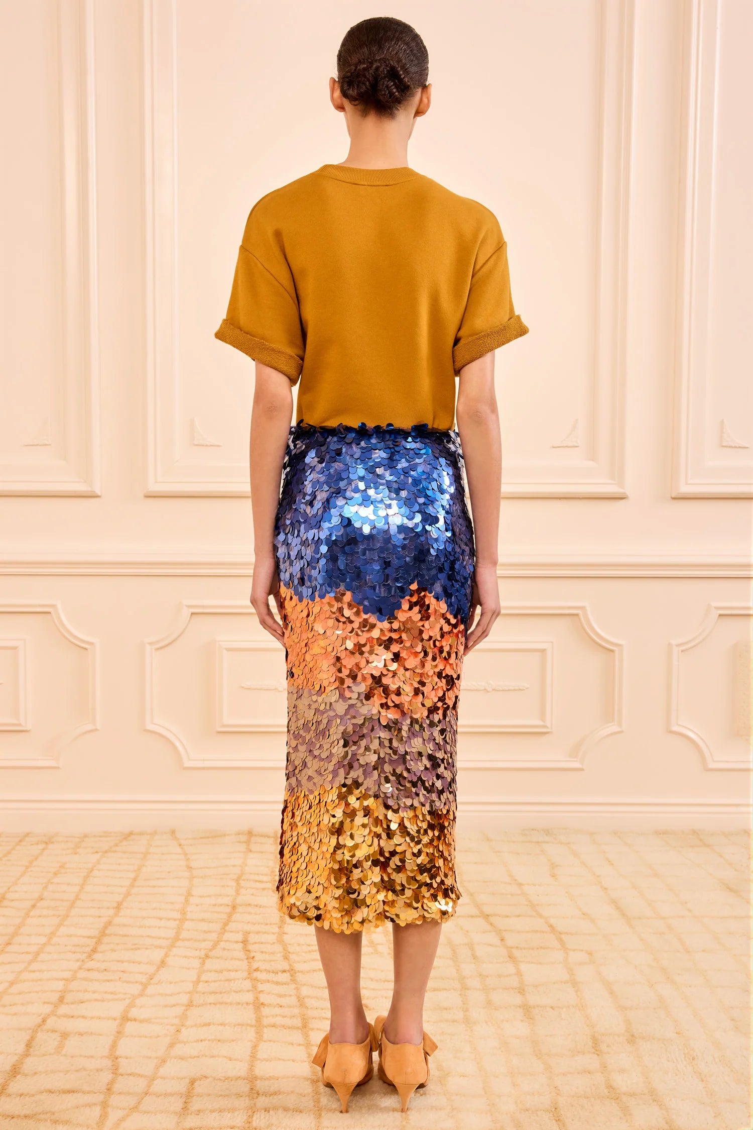 Ulla Johnson Matilde Sequin Knit Skirt