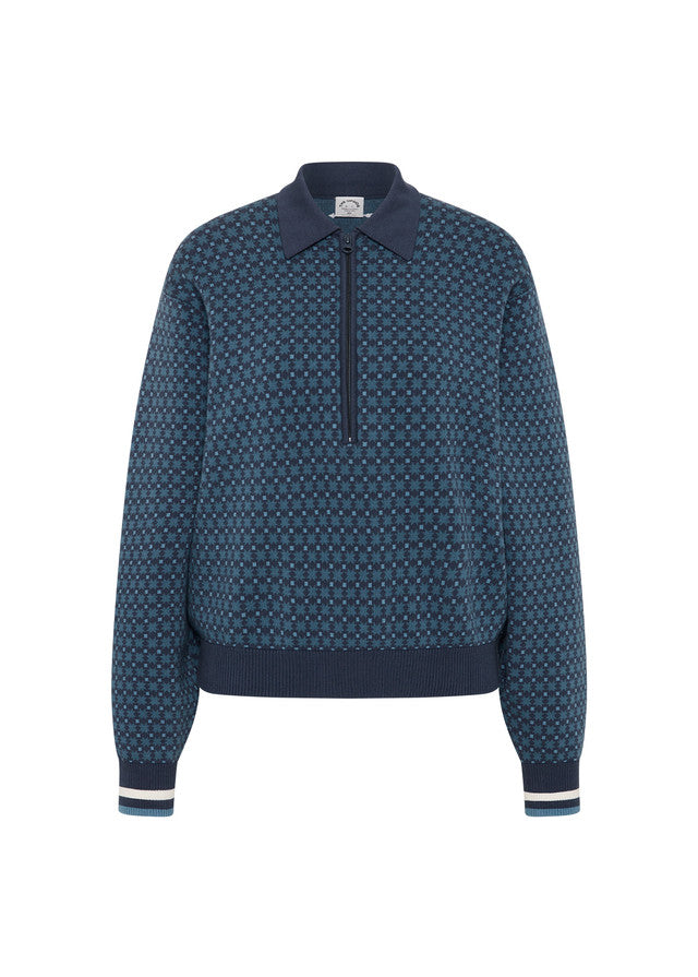 The Upside Lumiere Zane Knit Collared Top