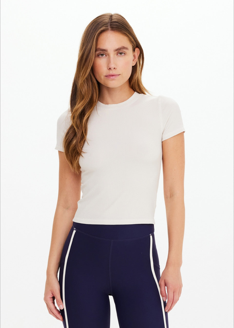 The Upside Shelter Fitted Tee - Creme