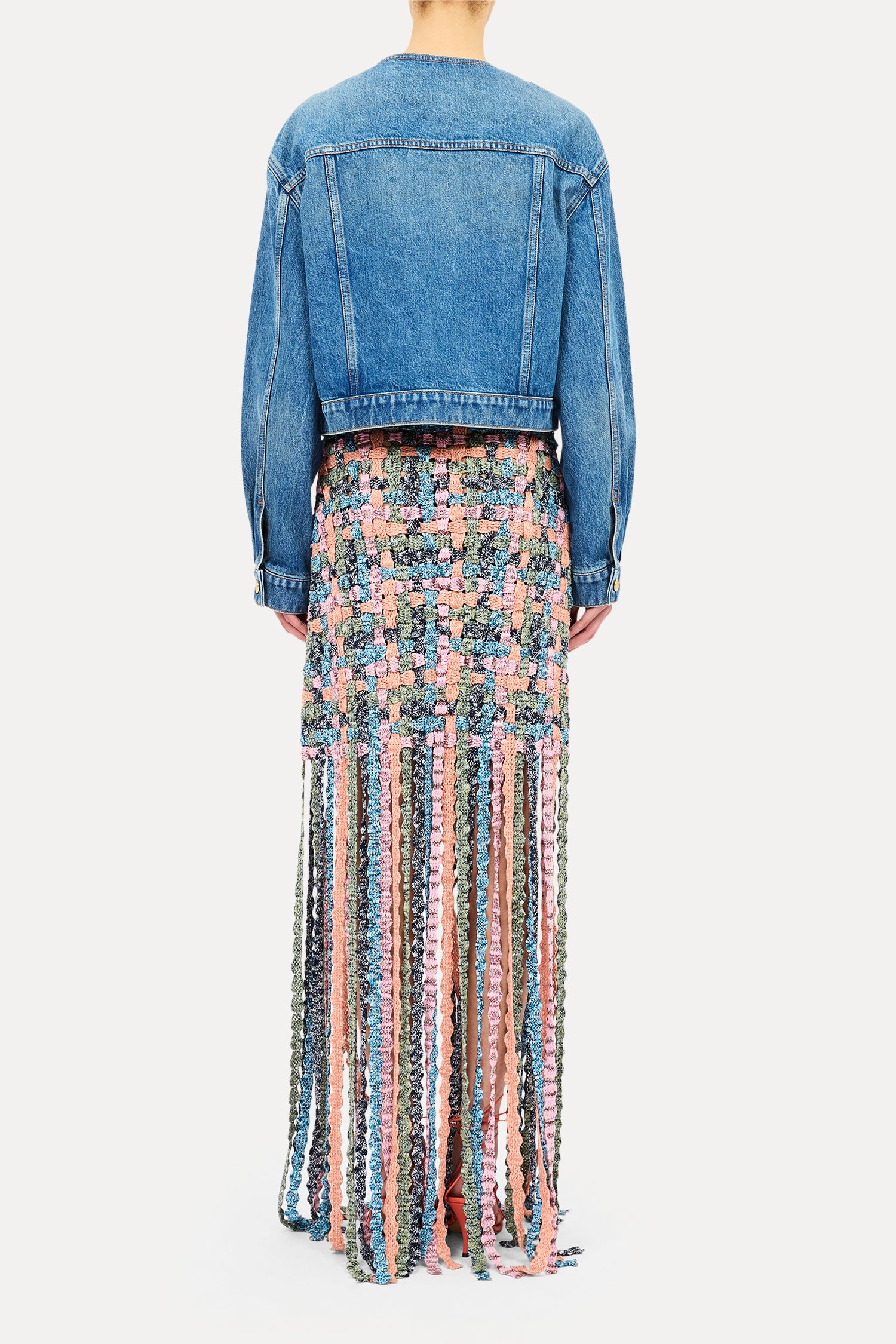 The Briar Collarless Denim Jacket