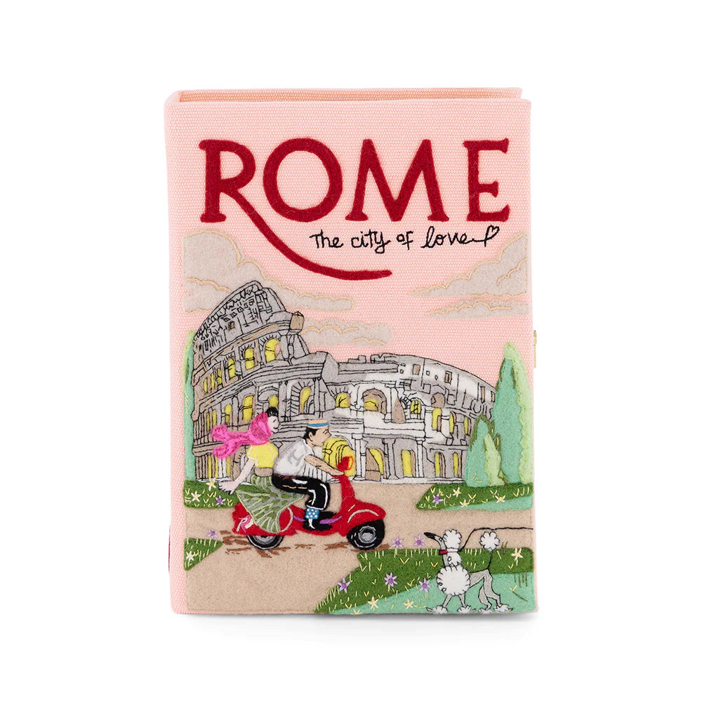 Olympia Le-Tan Book Clutch - Rome, City Of Love