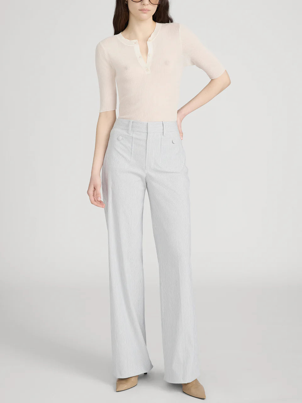 Frame The Stripe Modernist Pocket Trouser