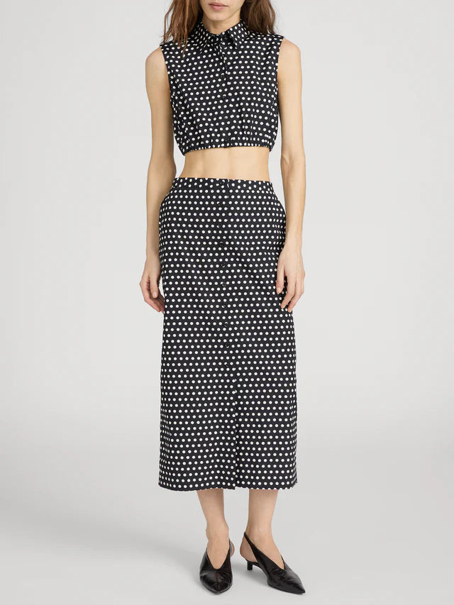 FRAME The Polka Dot Skirt