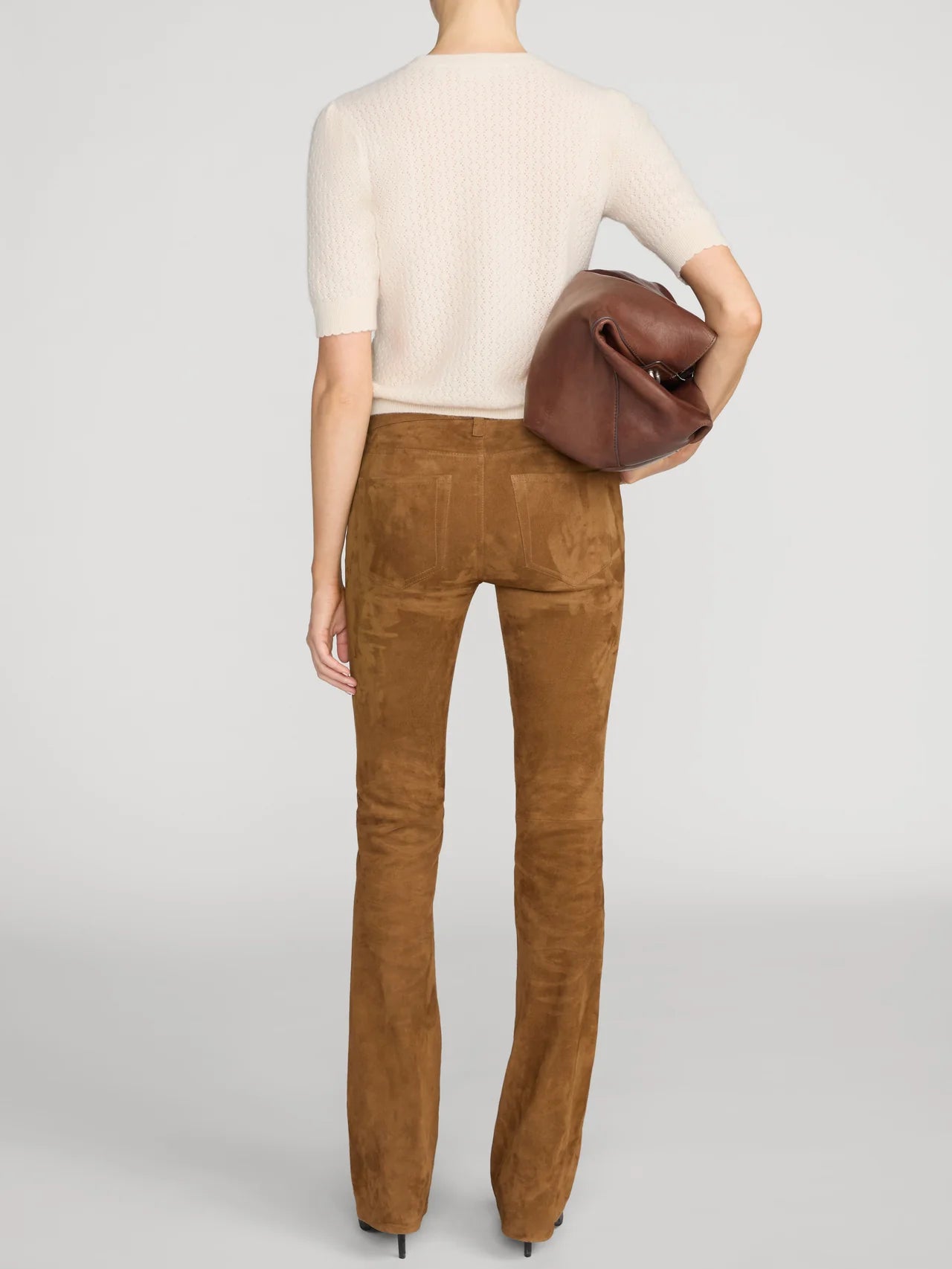 FRAME The Gathered Honeycomb Sweater