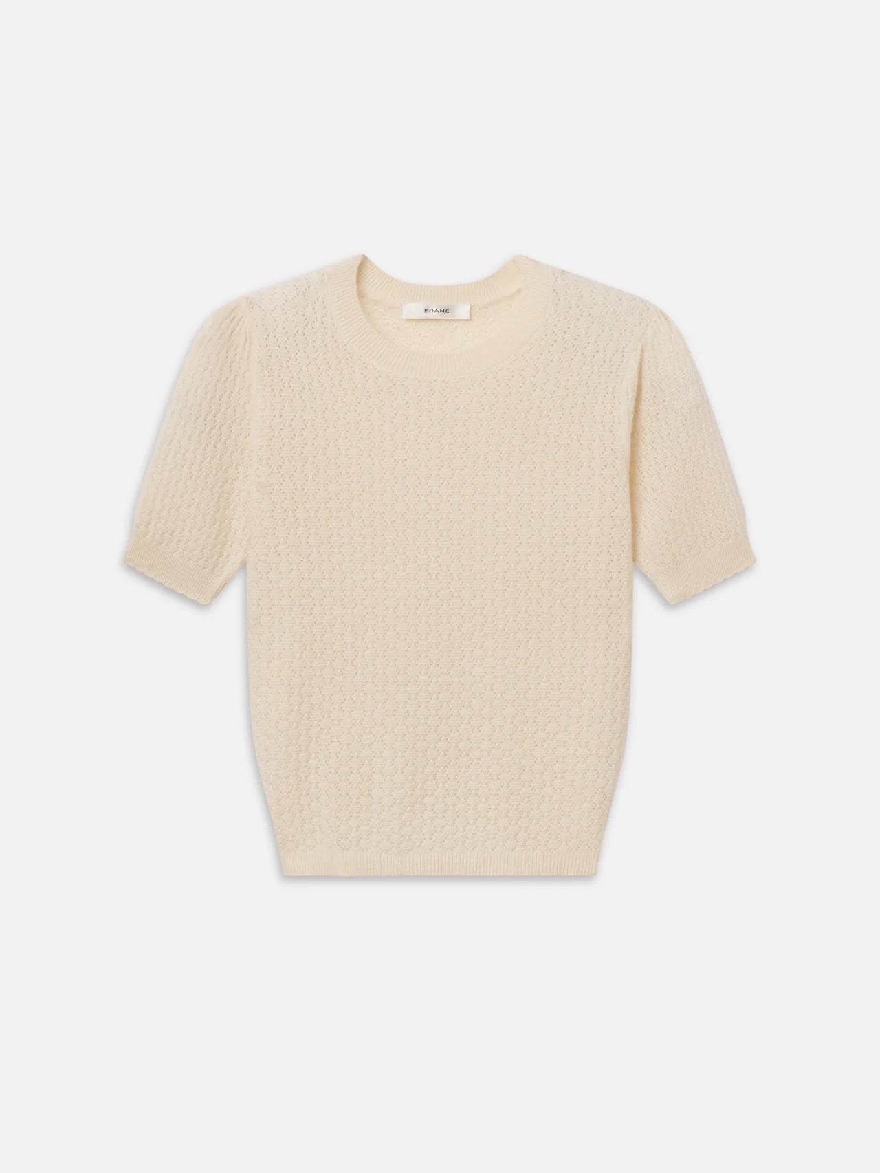 FRAME The Gathered Honeycomb Sweater
