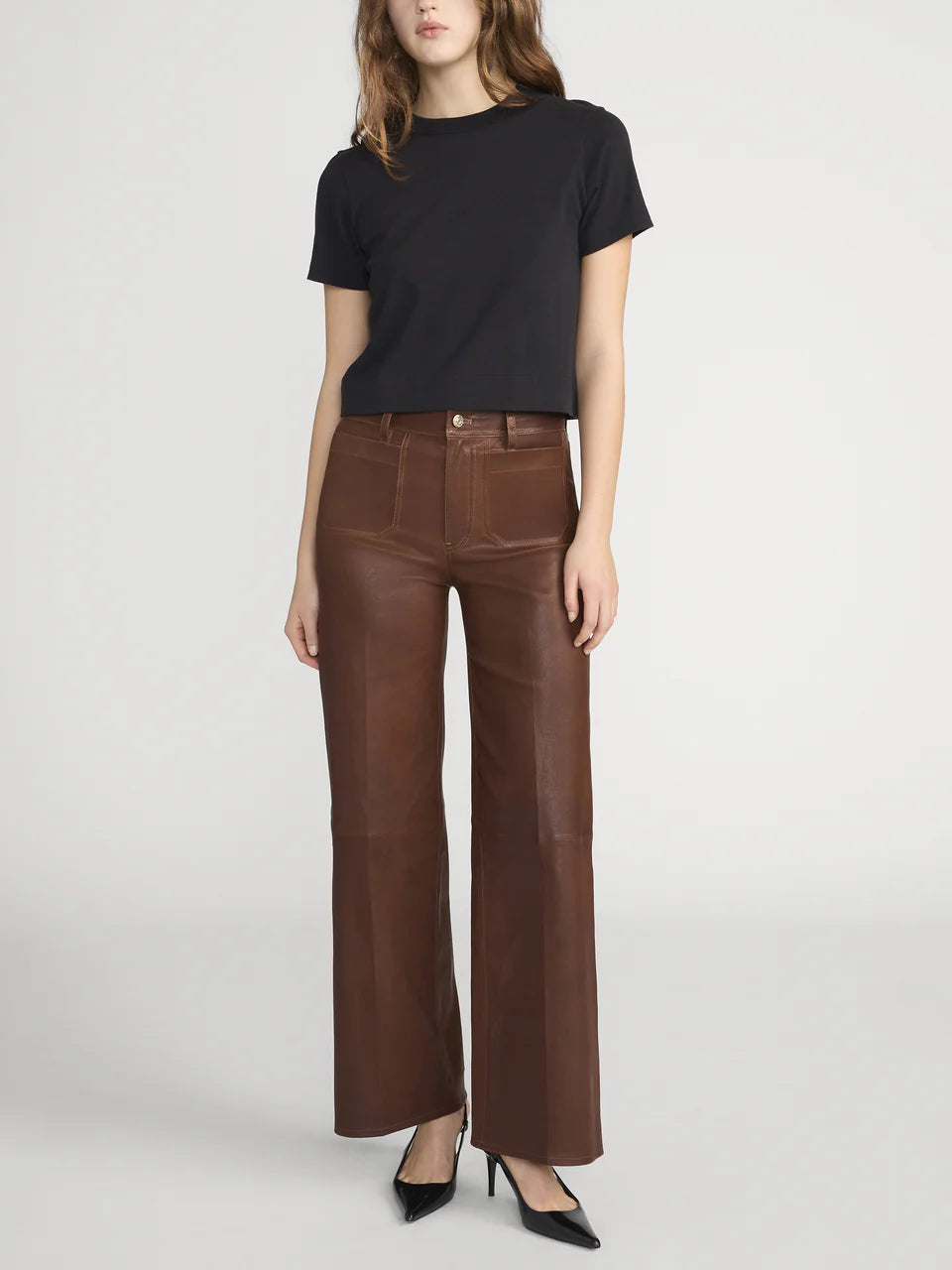 Frame The Boxy Tee - Black