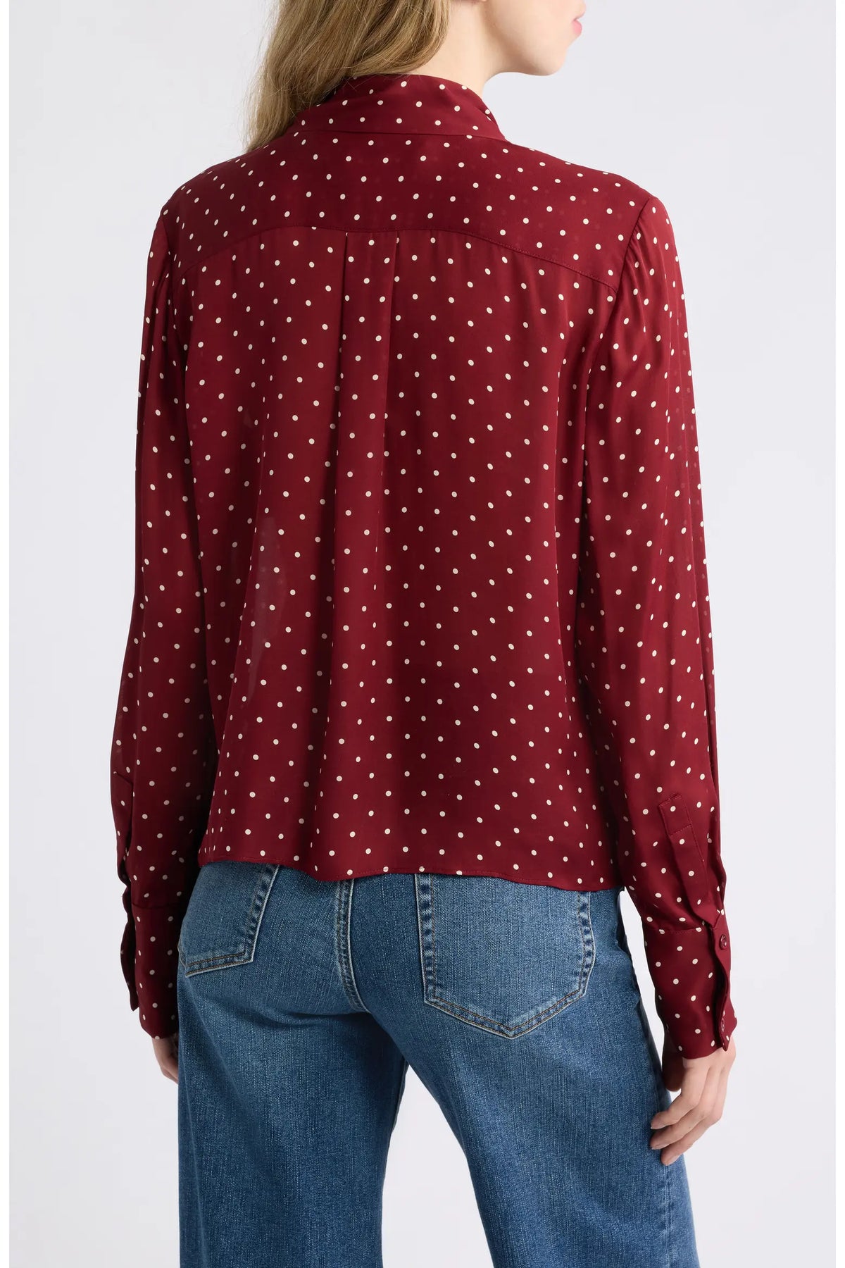 FRAME The Modern Tie Blouse