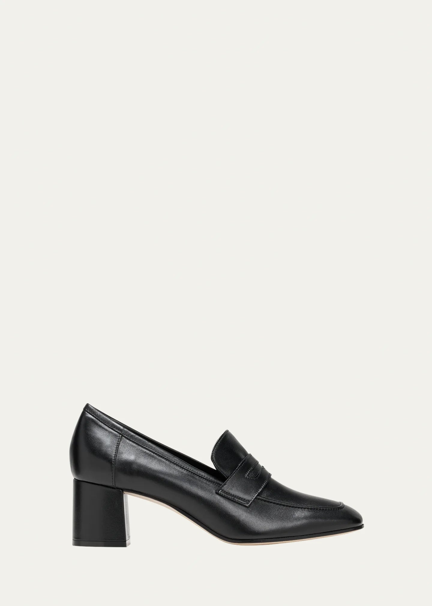 Sophique Essenziale Leather Heeled Penny Loafers