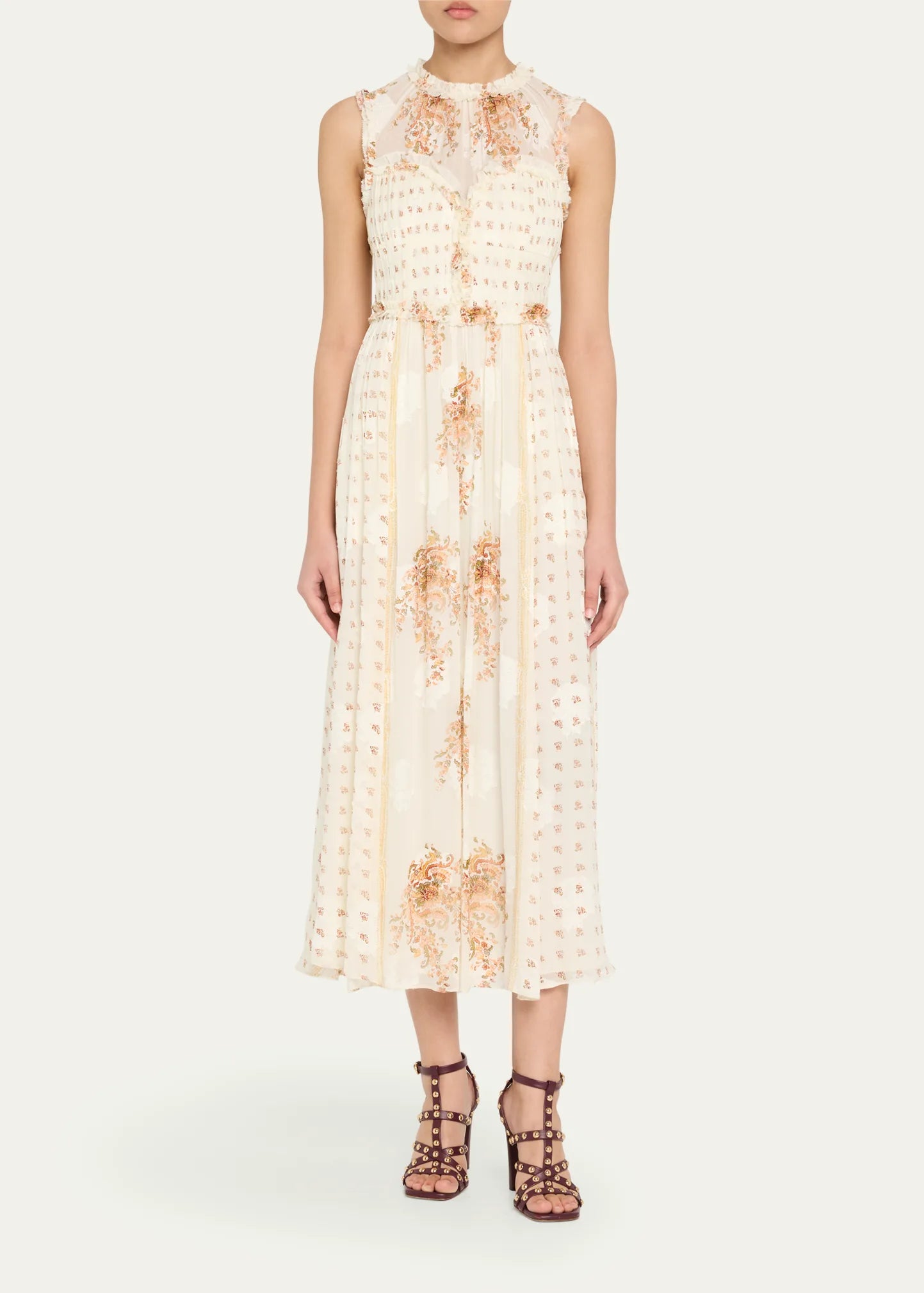 Ulla Johnson Kasia Sleeveless Midi Dress
