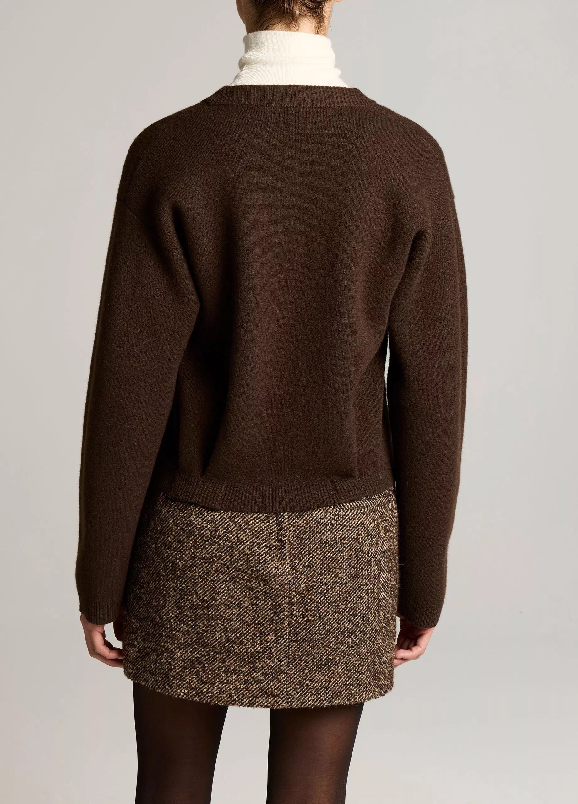 Vince Flap Pocket Wool-Blend Sweater Jacket