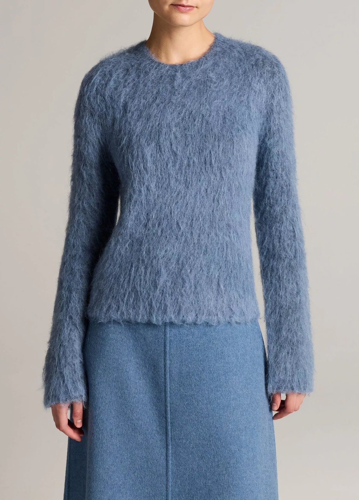 Vince Brushed Crew Neck Sweater