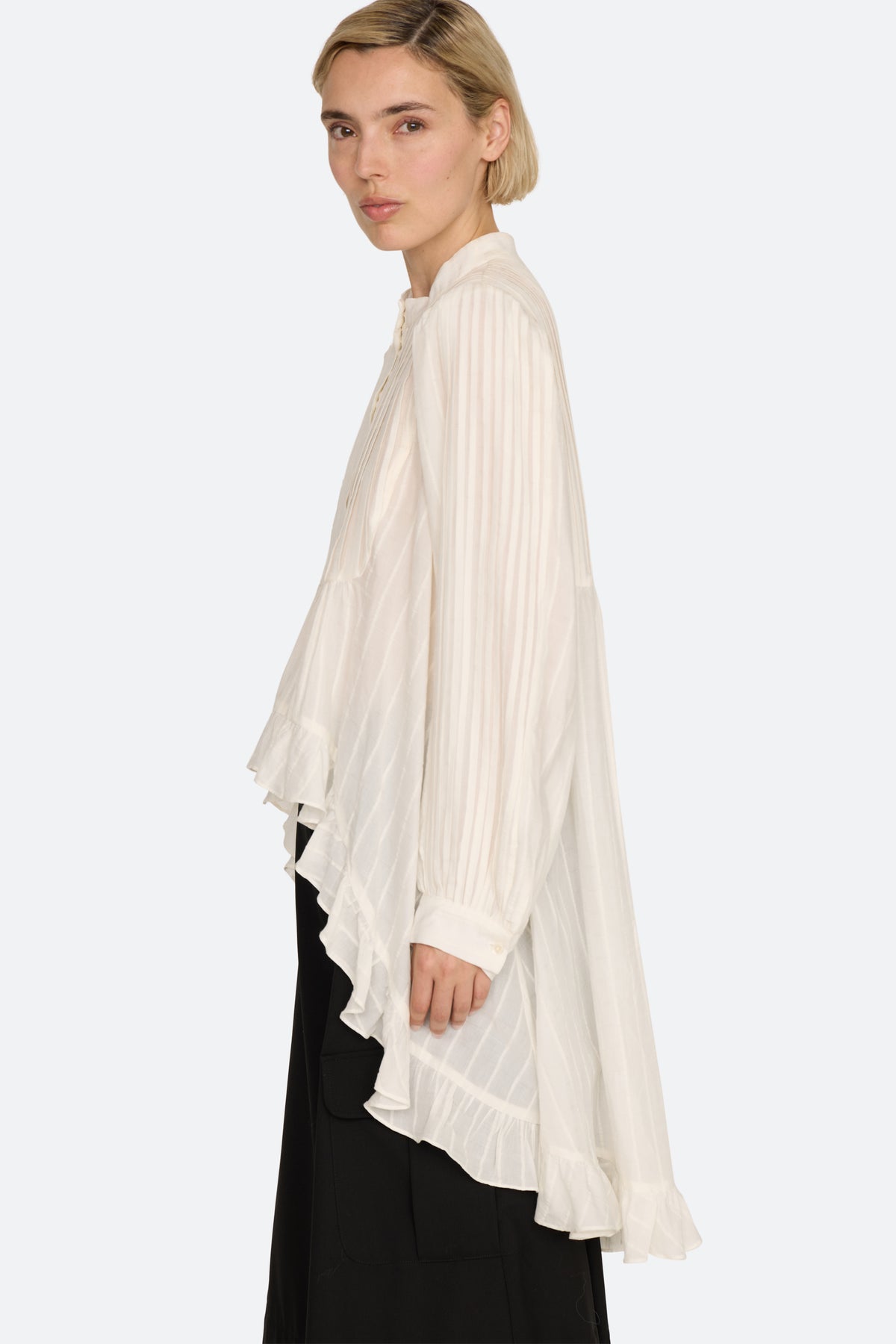 KATHLEEN TUXEDO L/SLV SHIRT (D1)