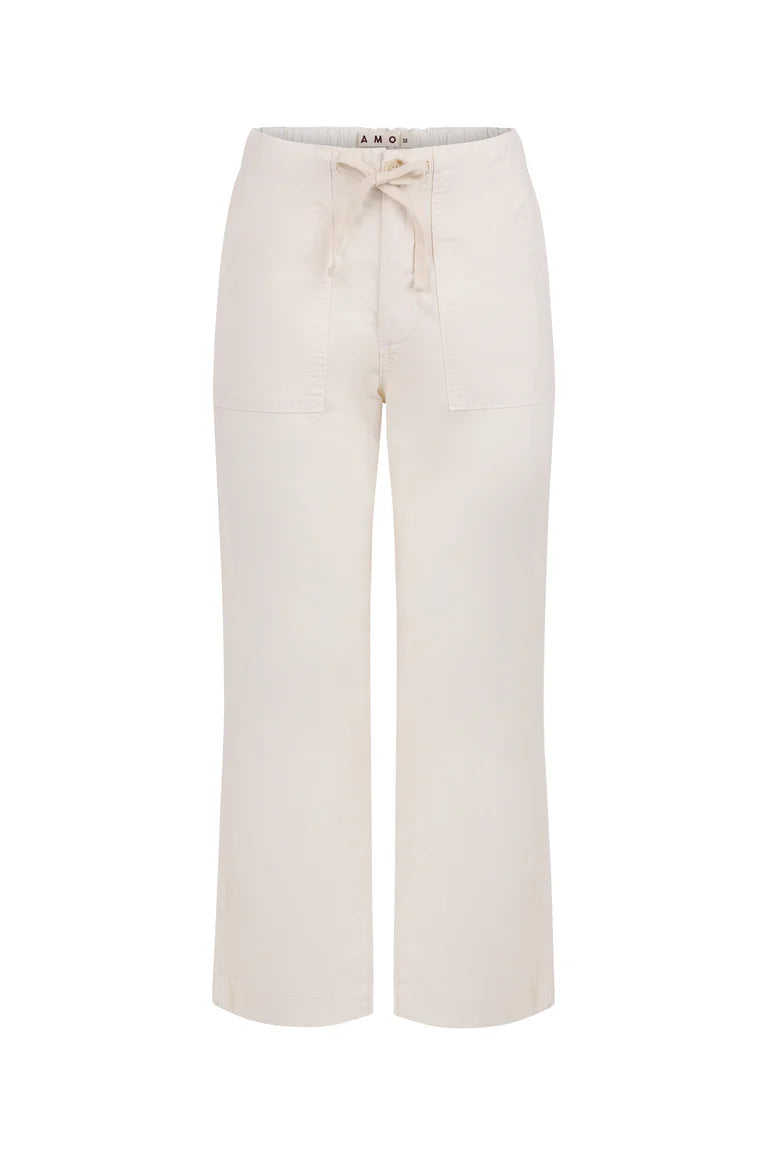 AMO Denim Easy Drawstring Slouch Crop Pant
