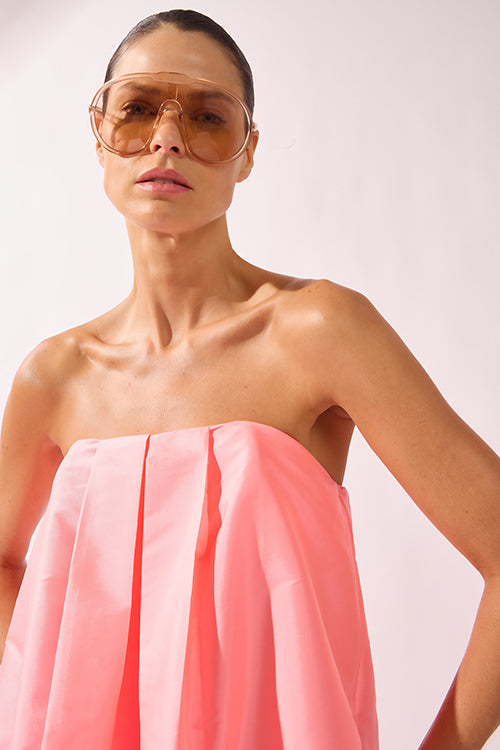 VOLUMINOUS MAXI DRESS